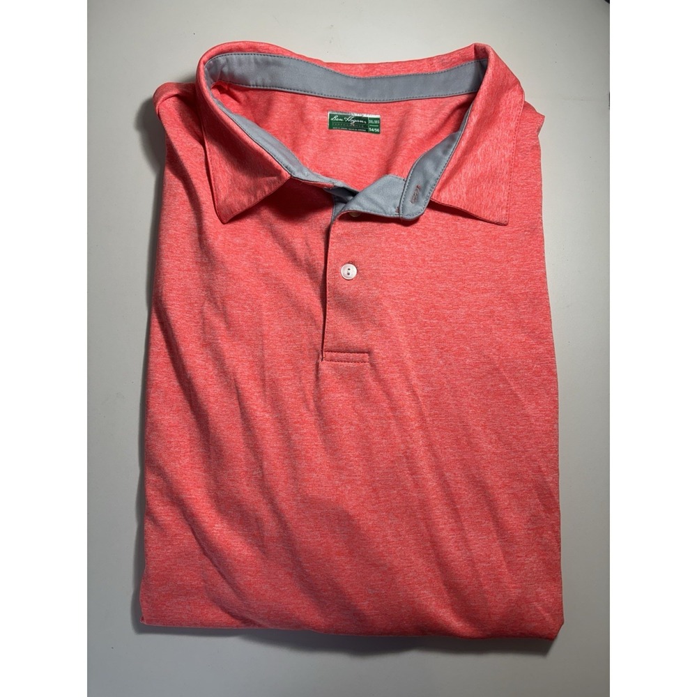 Ben Hogan Men's Polo Shirt, Size 3XL, Neon Orange